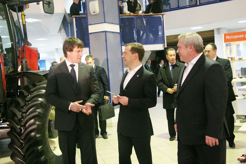 Dmitry Medvedev, President of Russia, Visits «Bizon»