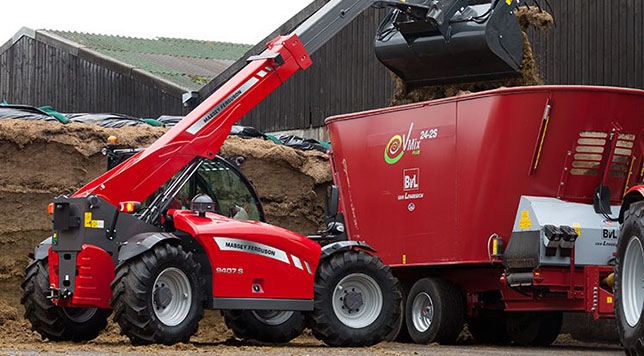 Погрузчик телескопический Massey Ferguson, серия 9000