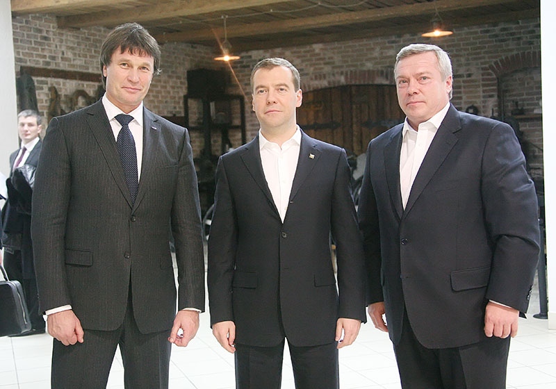 Dmitry Medvedev, President of Russia, Visits «Bizon»