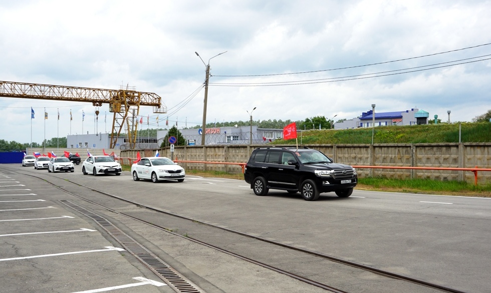 We took a car rally to celebrate Victory Day