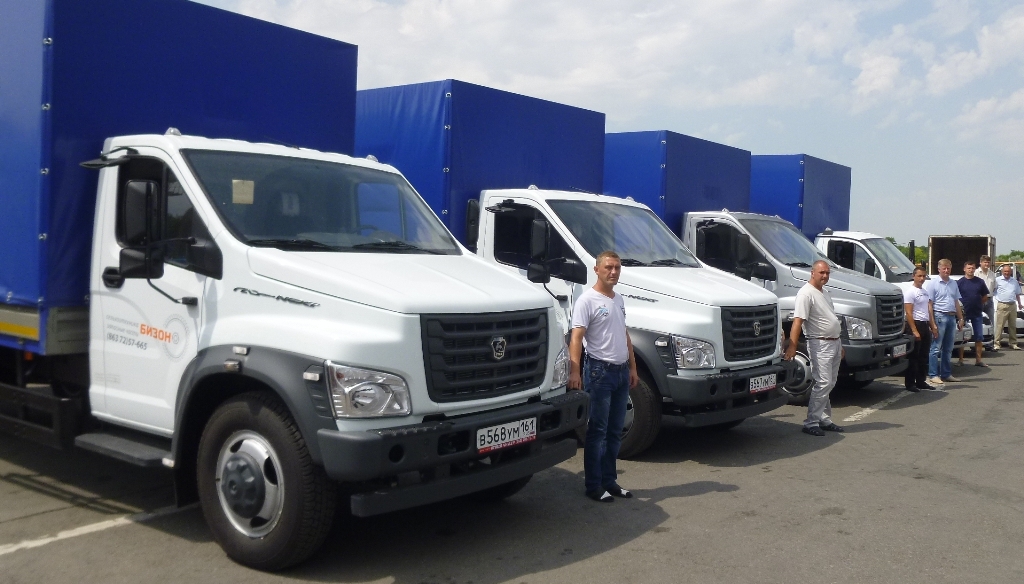 Транспортная служба компании пополнилась четырьмя грузовиками