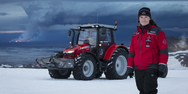 Massey Ferguson отправляет женщину на Южный полюс