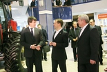  Президент России Дмитрий Медведев посетил компанию «Бизон»